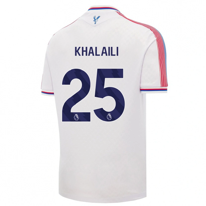 Danxen Donna Maglia Anan Khalaili #25 Bianco Rosso Blu Kit Gara Home 2026/27 Maglietta
