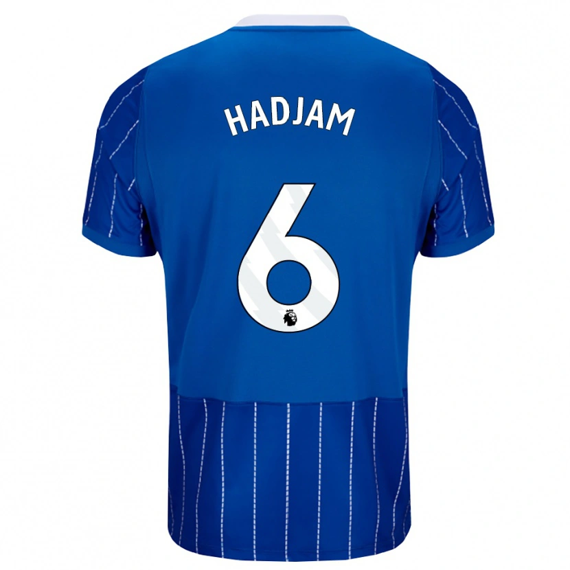 Danxen Donna Maglia Jaouen Hadjam #6 Blu Medio Bianco Kit Gara Home 2026/27 Maglietta