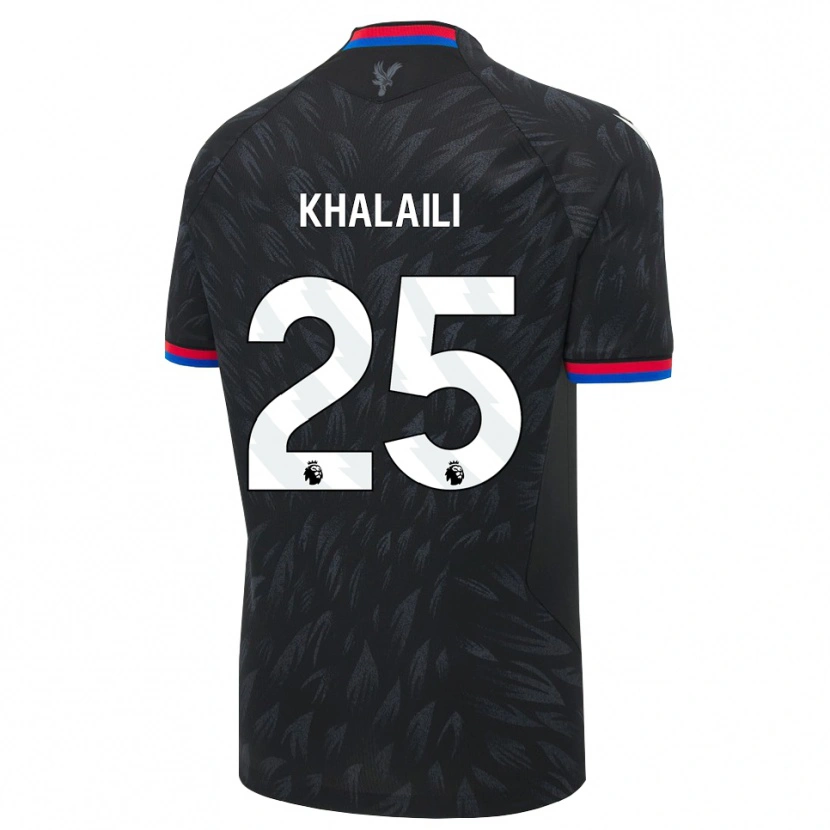 Danxen Donna Maglia Anan Khalaili #25 Nero Blu Rosso Kit Gara Away 2026/27 Maglietta