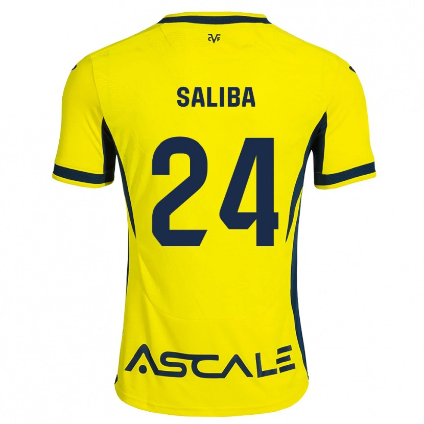 Danxen Bambino Maglia Nathan-Dylan Saliba #24 Giallo Nero Rosso Kit Gara Home 2026/27 Maglietta