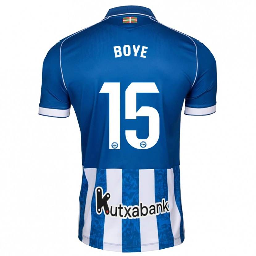 Danxen Bambino Maglia Lucas Boyé #15 Blu Bianco Nero Kit Gara Home 2026/27 Maglietta