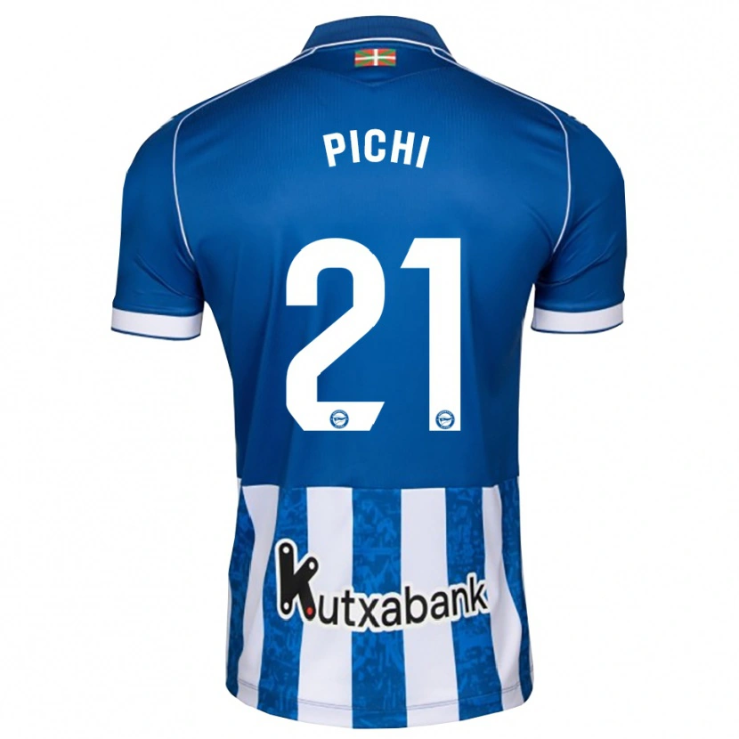 Danxen Bambino Maglia Maria Garcia Pichi #21 Blu Bianco Nero Kit Gara Home 2026/27 Maglietta