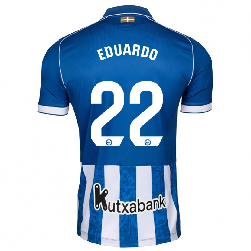 Danxen Bambino Maglia Eduardo Fontana #22 Blu Bianco Nero Kit Gara Home 2026/27 Maglietta