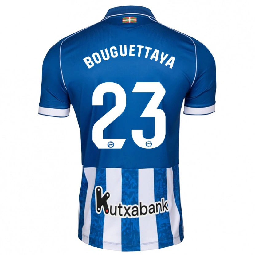 Danxen Bambino Maglia Tazghat Bouguettaya #23 Blu Bianco Nero Kit Gara Home 2026/27 Maglietta