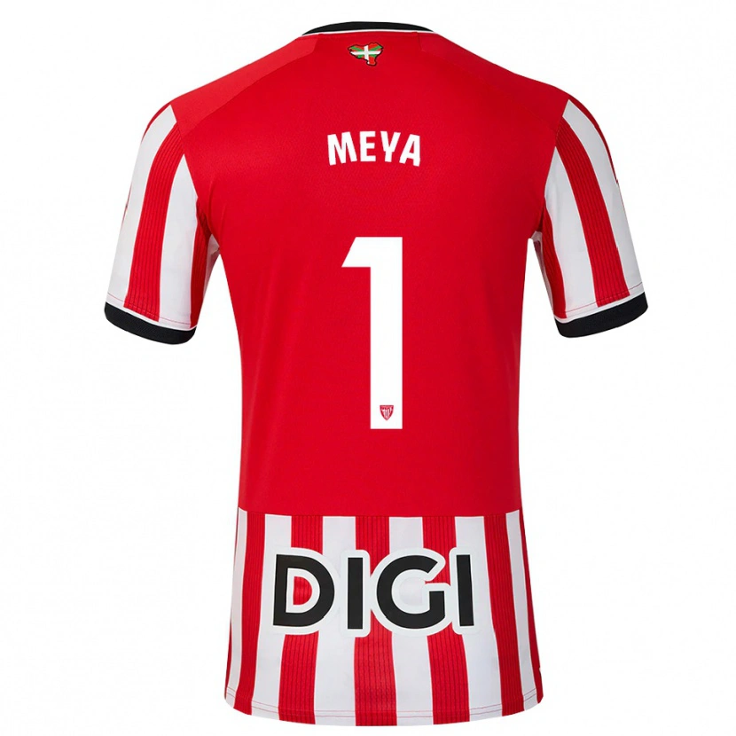 Danxen Bambino Maglia Aina Meya Bellot #1 Rosso Nero Bianco Kit Gara Home 2026/27 Maglietta