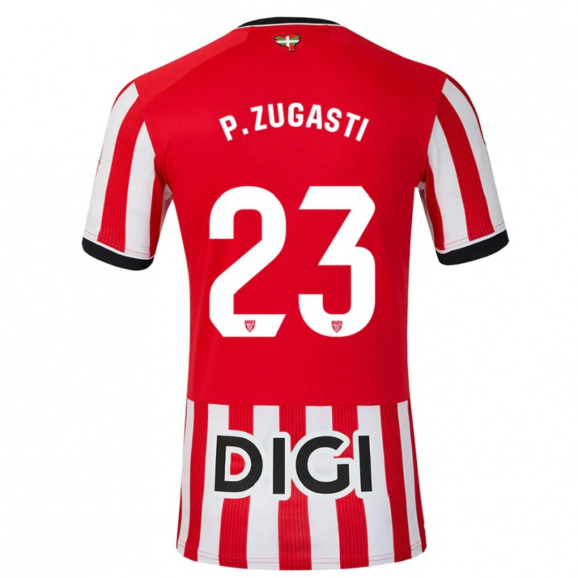 Danxen Bambino Maglia Patricia Zugasti Osés #23 Rosso Nero Bianco Kit Gara Home 2026/27 Maglietta