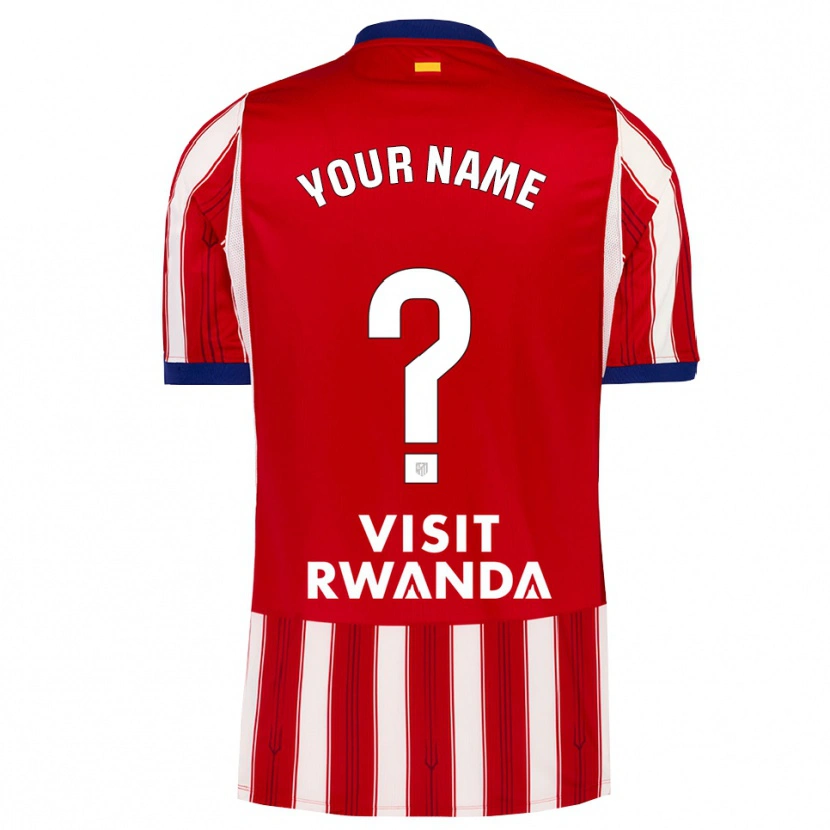 Danxen Bambino Maglia Il Tuo Nome #0 Blu Reale Rosso Bianco Kit Gara Home 2026/27 Maglietta