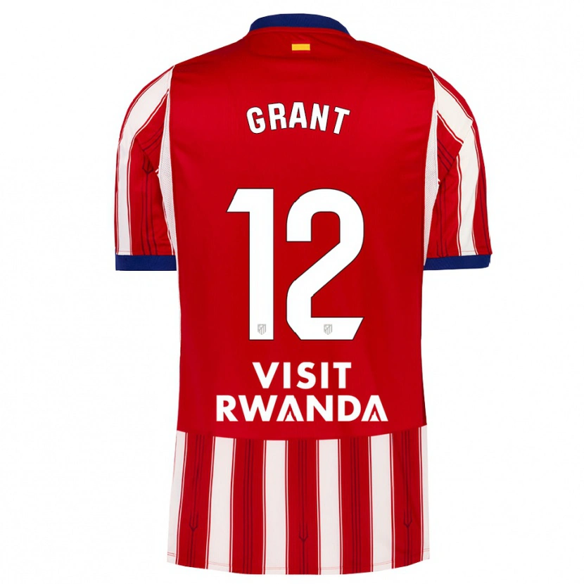 Danxen Bambino Maglia Cristian Grant #12 Blu Reale Rosso Bianco Kit Gara Home 2026/27 Maglietta