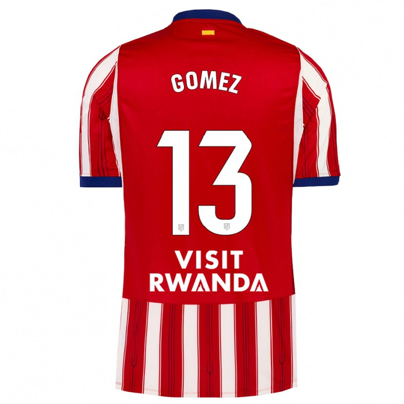 Danxen Bambino Maglia Christian Gomez #13 Blu Reale Rosso Bianco Kit Gara Home 2026/27 Maglietta