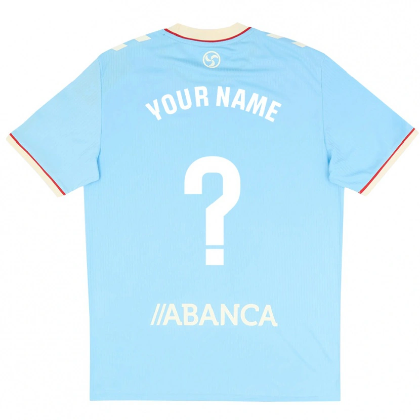 Danxen Bambino Maglia Il Tuo Nome #0 Azzurro Bianco Rosso Kit Gara Home 2026/27 Maglietta