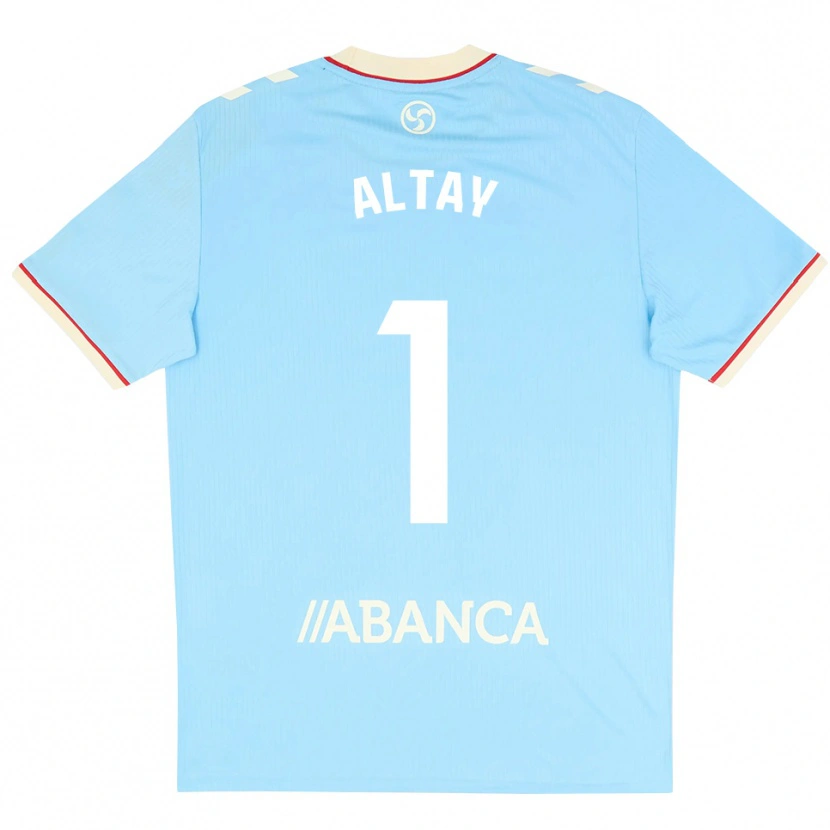 Danxen Bambino Maglia Altay Bayındır #1 Azzurro Bianco Rosso Kit Gara Home 2026/27 Maglietta