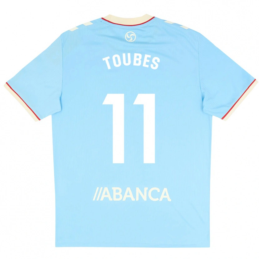 Danxen Bambino Maglia Ana Toubes #11 Azzurro Bianco Rosso Kit Gara Home 2026/27 Maglietta