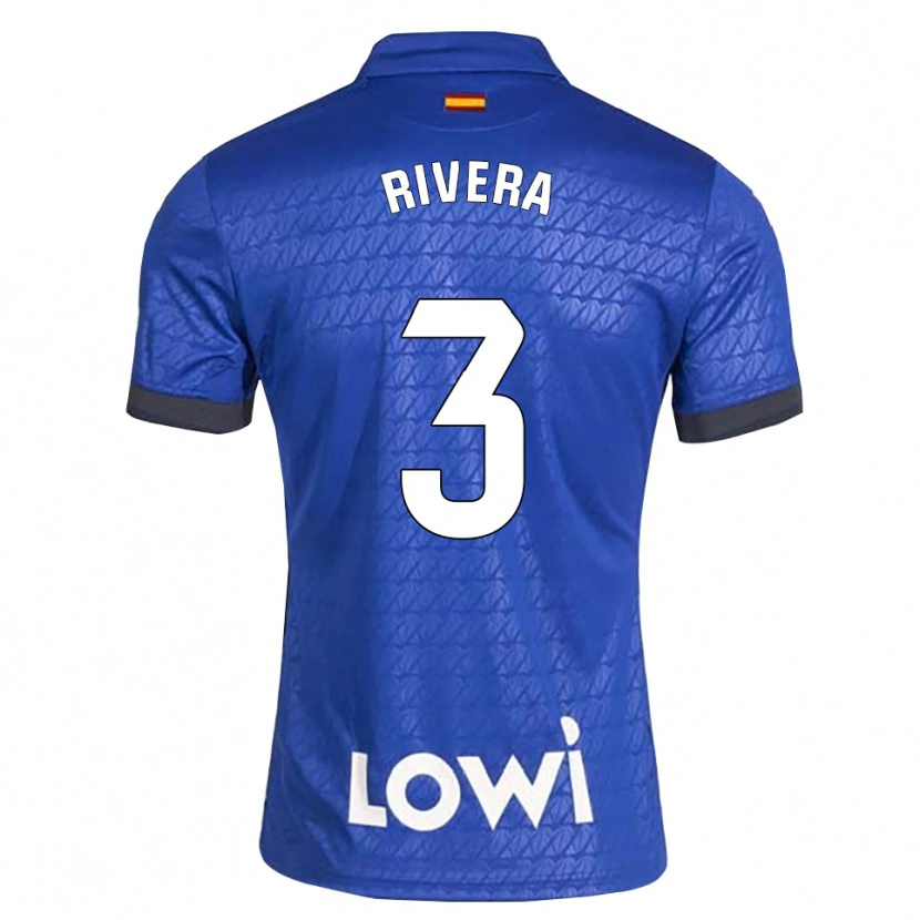 Danxen Bambino Maglia Gorka Rivera #3 Blu Bianco Nero Kit Gara Home 2026/27 Maglietta