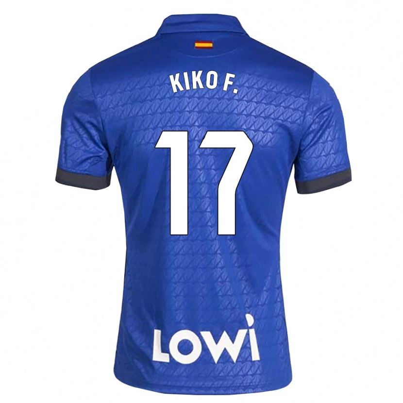 Danxen Bambino Maglia Kiko Femenía #17 Blu Bianco Nero Kit Gara Home 2026/27 Maglietta