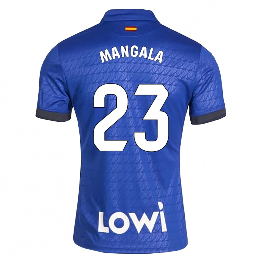 Danxen Bambino Maglia Orel Mangala #23 Blu Bianco Nero Kit Gara Home 2026/27 Maglietta