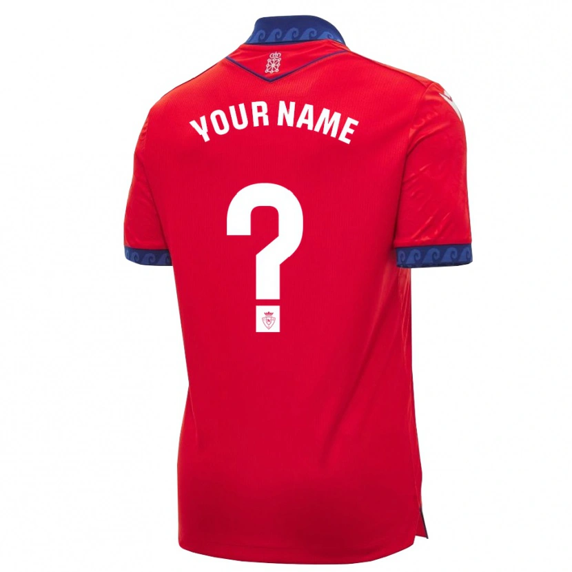 Danxen Bambino Maglia Il Tuo Nome #0 Rosso Navy Bianco Kit Gara Home 2026/27 Maglietta