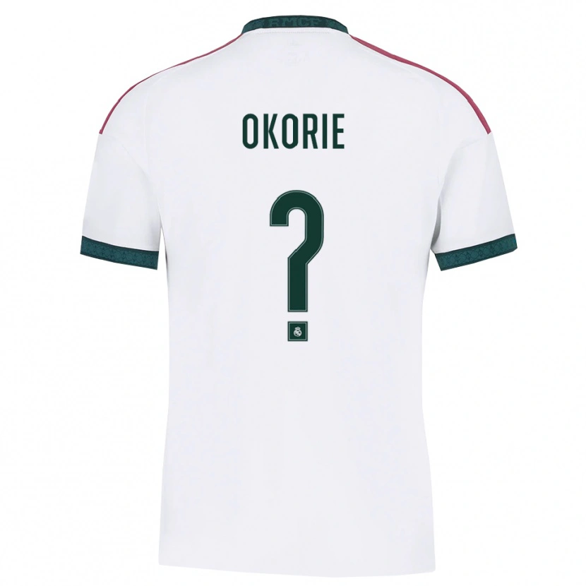 Danxen Bambino Maglia Victory Okorie #0 Verde Scuro Bianco Rosso Kit Gara Home 2026/27 Maglietta