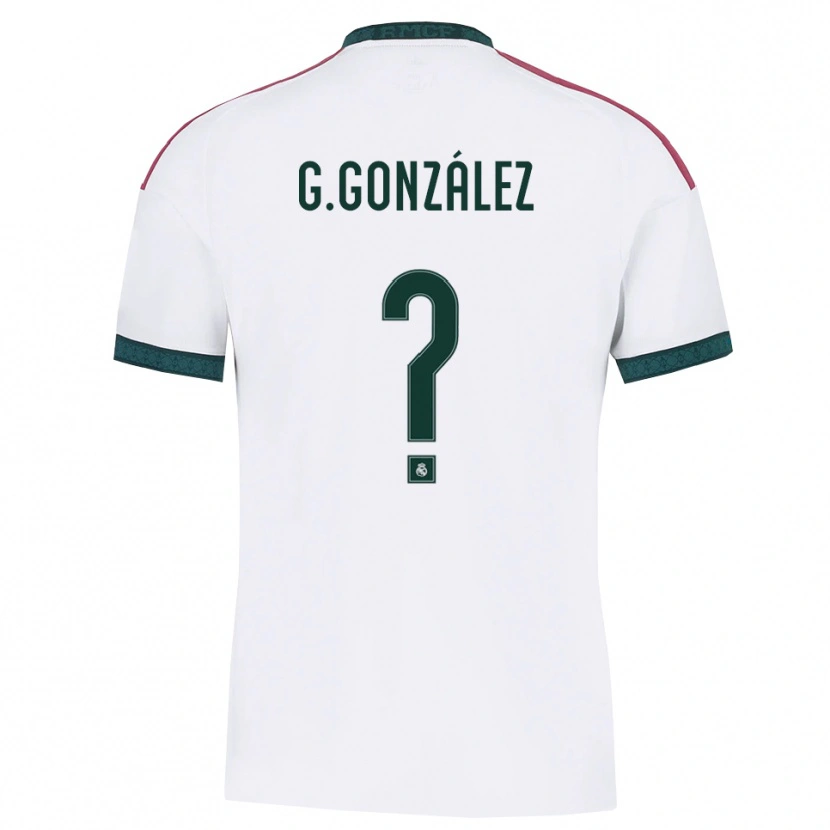 Danxen Bambino Maglia Guille González #0 Verde Scuro Bianco Rosso Kit Gara Home 2026/27 Maglietta