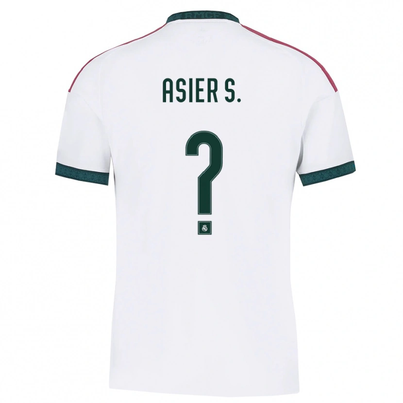 Danxen Bambino Maglia Asier Sánchez #0 Verde Scuro Bianco Rosso Kit Gara Home 2026/27 Maglietta