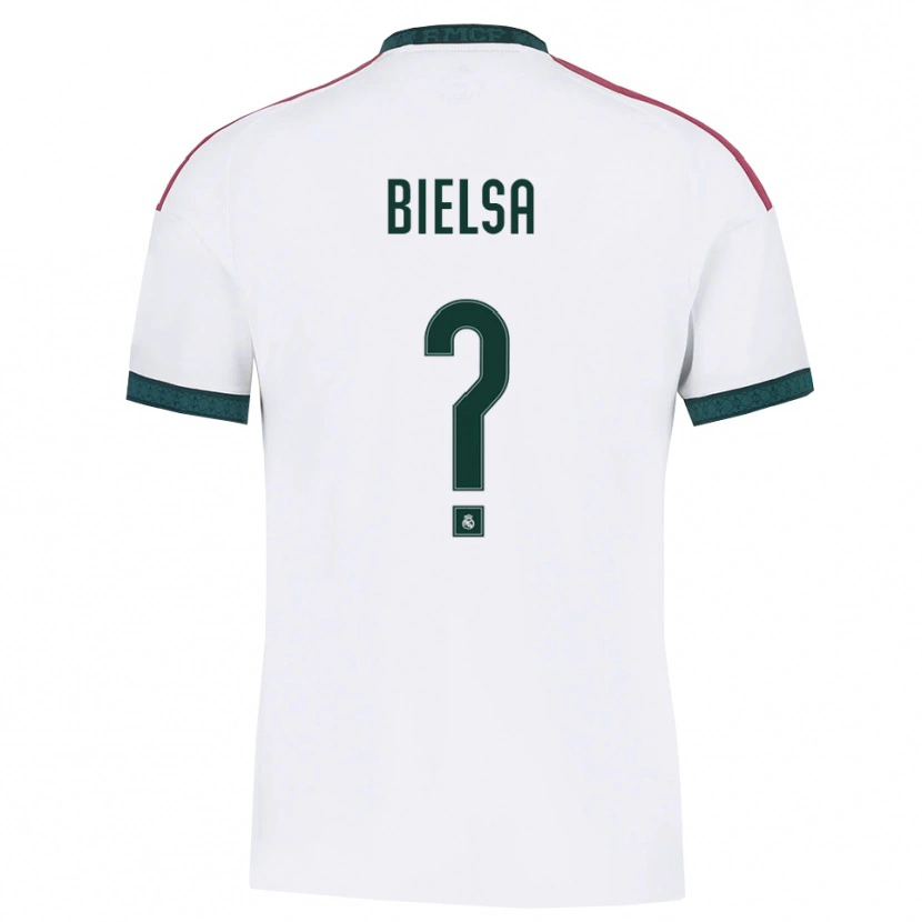 Danxen Bambino Maglia Adrián Bielsa #0 Verde Scuro Bianco Rosso Kit Gara Home 2026/27 Maglietta