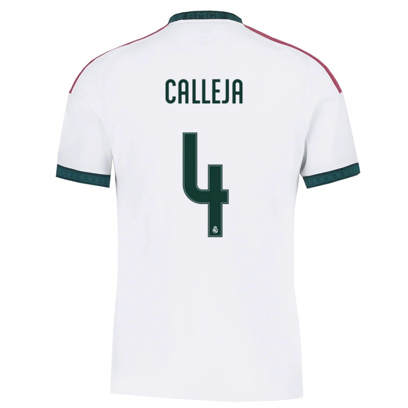 Danxen Bambino Maglia Jaime Calleja #4 Verde Scuro Bianco Rosso Kit Gara Home 2026/27 Maglietta