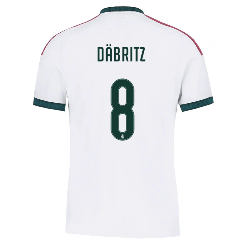 Danxen Bambino Maglia Sara Däbritz #8 Verde Scuro Bianco Rosso Kit Gara Home 2026/27 Maglietta