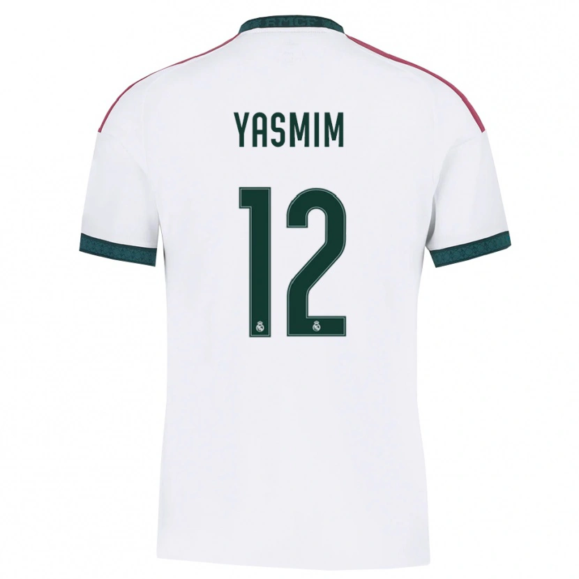 Danxen Bambino Maglia Yasmim Assis Ribeiro #12 Verde Scuro Bianco Rosso Kit Gara Home 2026/27 Maglietta