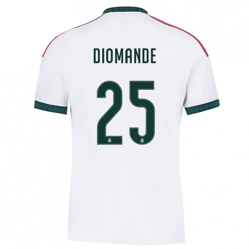 Danxen Bambino Maglia Yan Diomande #25 Verde Scuro Bianco Rosso Kit Gara Home 2026/27 Maglietta