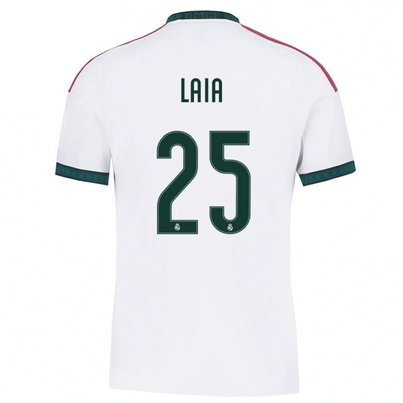 Danxen Bambino Maglia Laia López De La Morena #25 Verde Scuro Bianco Rosso Kit Gara Home 2026/27 Maglietta
