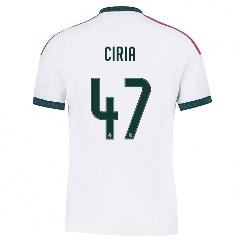 Danxen Bambino Maglia Alexis Ciria #47 Verde Scuro Bianco Rosso Kit Gara Home 2026/27 Maglietta