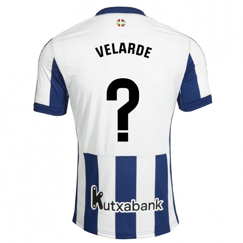 Danxen Bambino Maglia Alain Velarde #0 Navy Bianco Goldenrod Kit Gara Home 2026/27 Maglietta