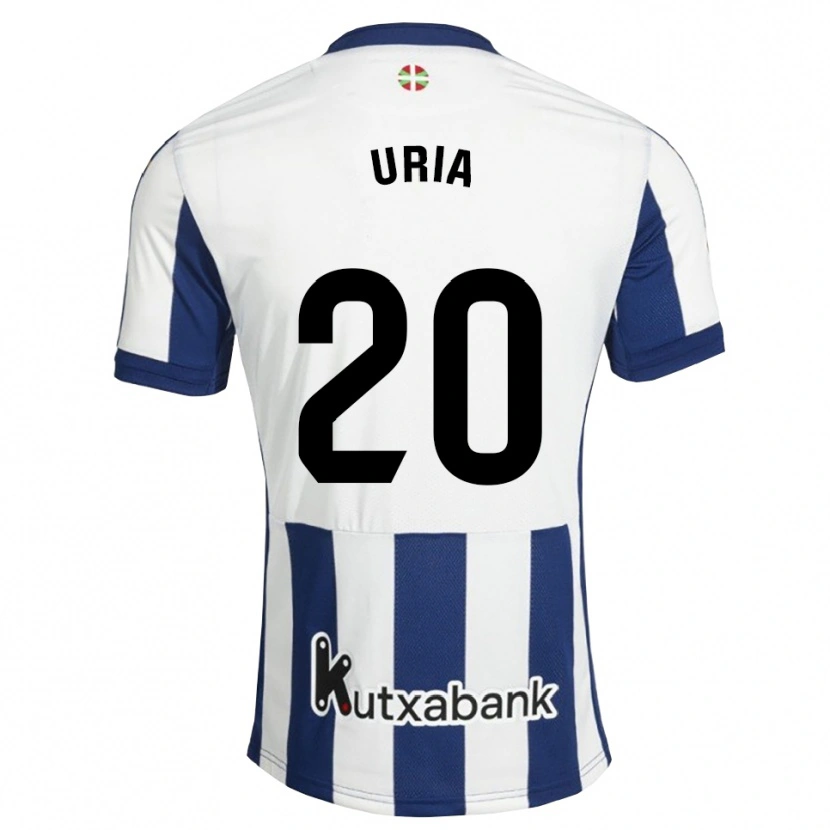Danxen Bambino Maglia Mirari Uria #20 Navy Bianco Goldenrod Kit Gara Home 2026/27 Maglietta