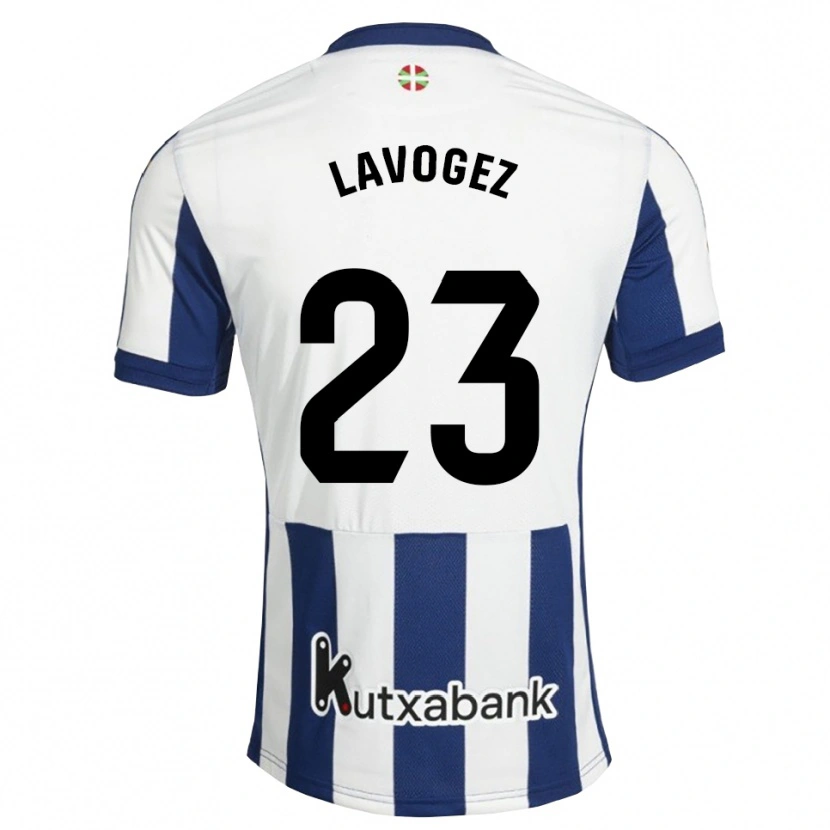 Danxen Bambino Maglia Claire Lavogez #23 Navy Bianco Goldenrod Kit Gara Home 2026/27 Maglietta
