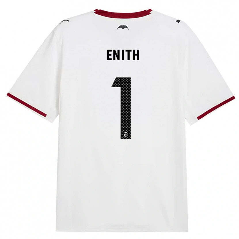 Danxen Bambino Maglia Enith #1 Nero Bianco Rosso Giallo Kit Gara Home 2026/27 Maglietta