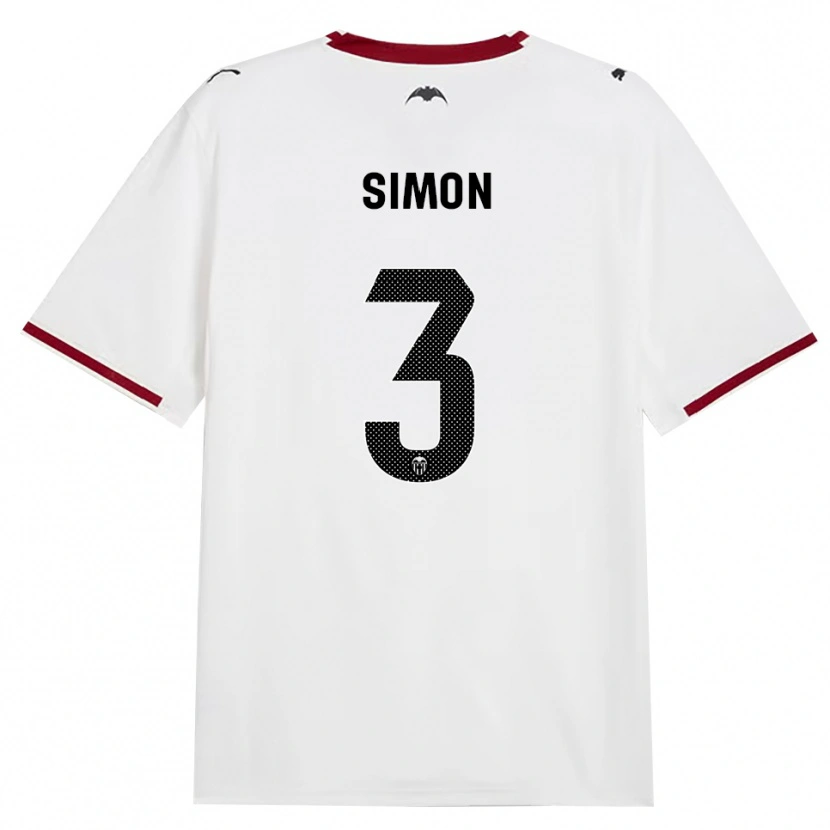 Danxen Bambino Maglia Bénédicte Simon #3 Nero Bianco Rosso Giallo Kit Gara Home 2026/27 Maglietta