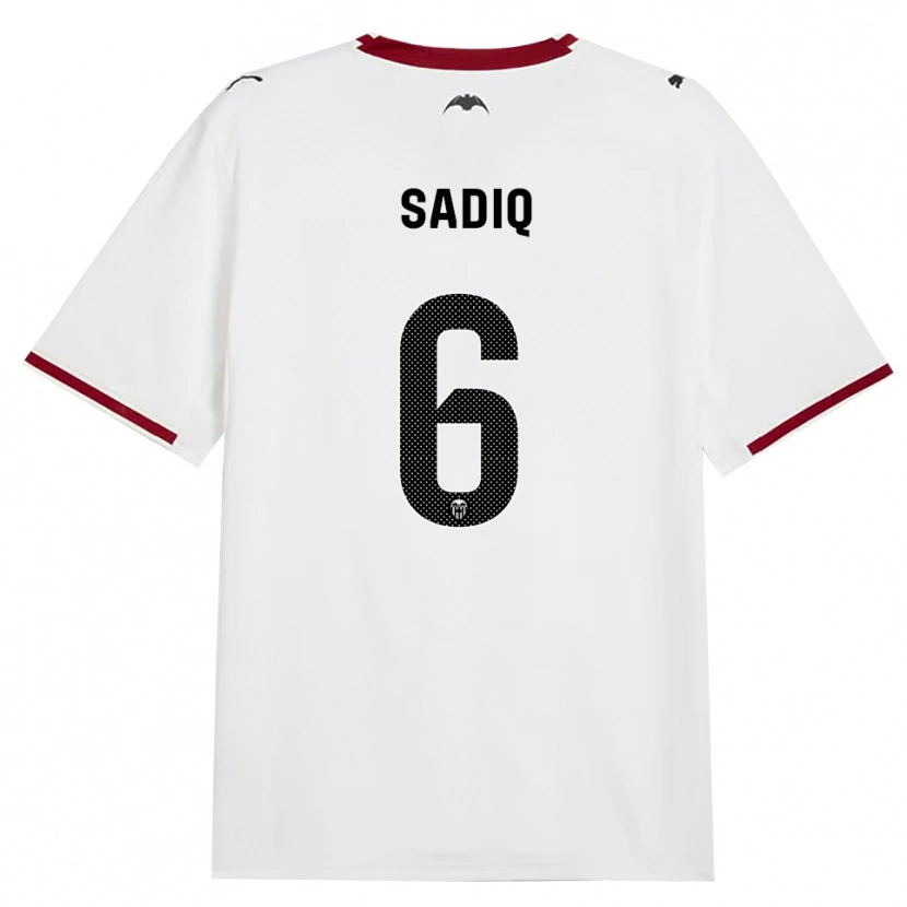 Danxen Bambino Maglia Umar Sadiq #6 Nero Bianco Rosso Giallo Kit Gara Home 2026/27 Maglietta