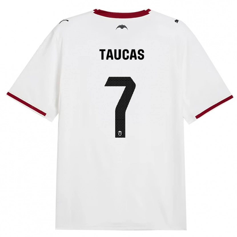 Danxen Bambino Maglia Dominykas Taučas #7 Nero Bianco Rosso Giallo Kit Gara Home 2026/27 Maglietta
