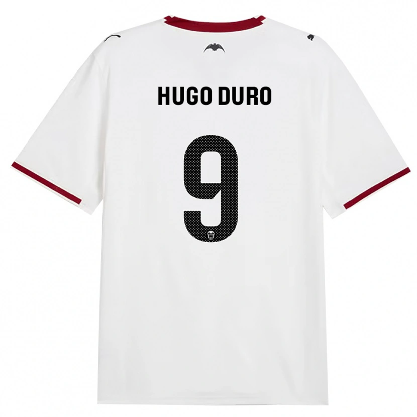 Danxen Bambino Maglia Hugo Duro #9 Nero Bianco Rosso Giallo Kit Gara Home 2026/27 Maglietta