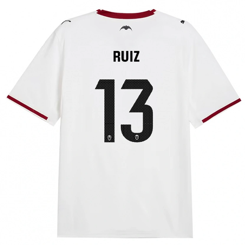 Danxen Bambino Maglia Nil Ruiz #13 Nero Bianco Rosso Giallo Kit Gara Home 2026/27 Maglietta