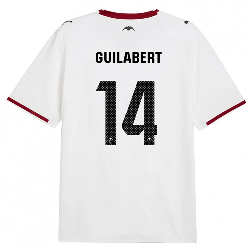 Danxen Bambino Maglia Mario Guilabert #14 Nero Bianco Rosso Giallo Kit Gara Home 2026/27 Maglietta