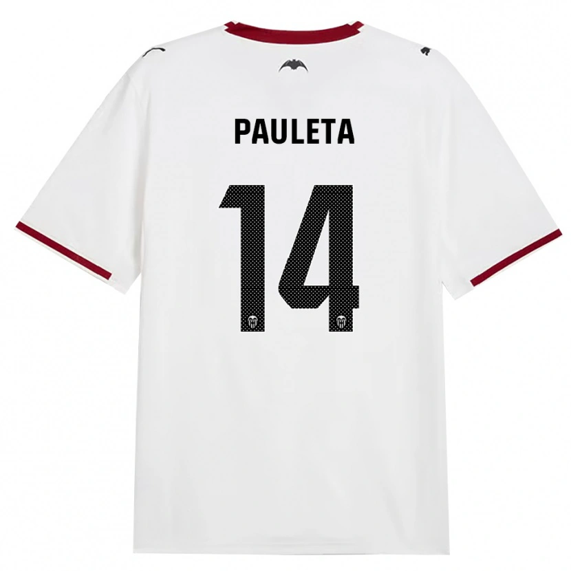 Danxen Bambino Maglia Paula Sancho González #14 Nero Bianco Rosso Giallo Kit Gara Home 2026/27 Maglietta