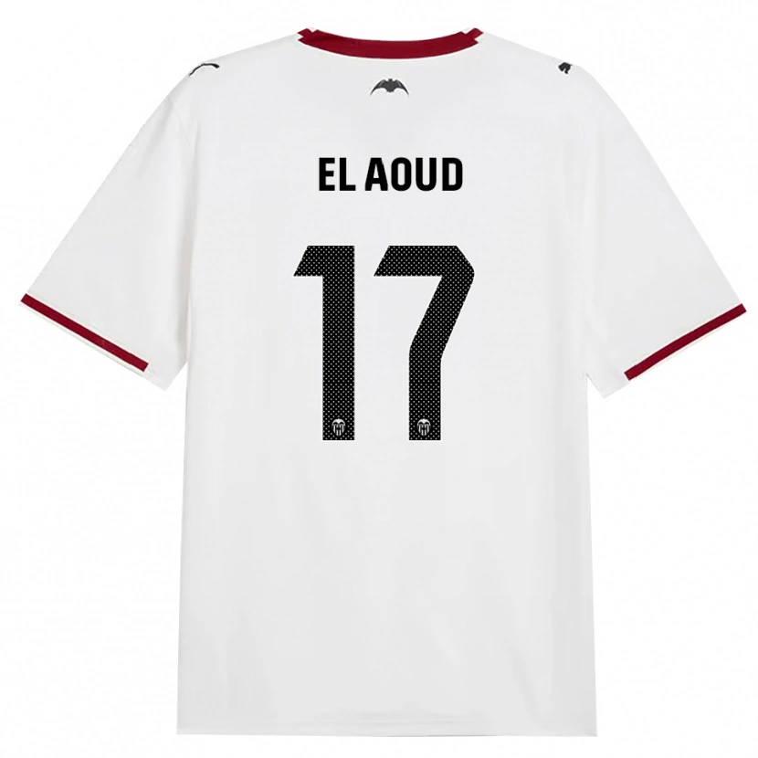 Danxen Bambino Maglia Ismail El Aoud #17 Nero Bianco Rosso Giallo Kit Gara Home 2026/27 Maglietta