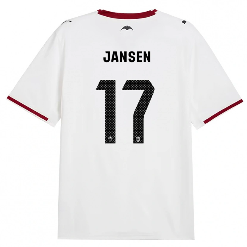 Danxen Bambino Maglia Ellen Jansen #17 Nero Bianco Rosso Giallo Kit Gara Home 2026/27 Maglietta