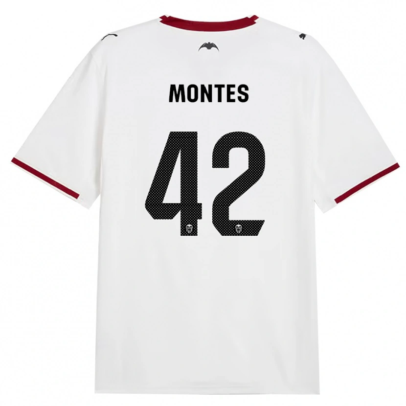 Danxen Bambino Maglia Jan Montes #42 Nero Bianco Rosso Giallo Kit Gara Home 2026/27 Maglietta