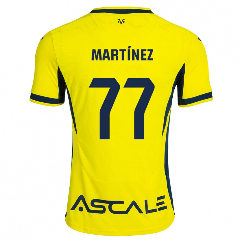 Danxen Bambino Maglia Enric Martínez #77 Giallo Nero Rosso Kit Gara Home 2026/27 Maglietta