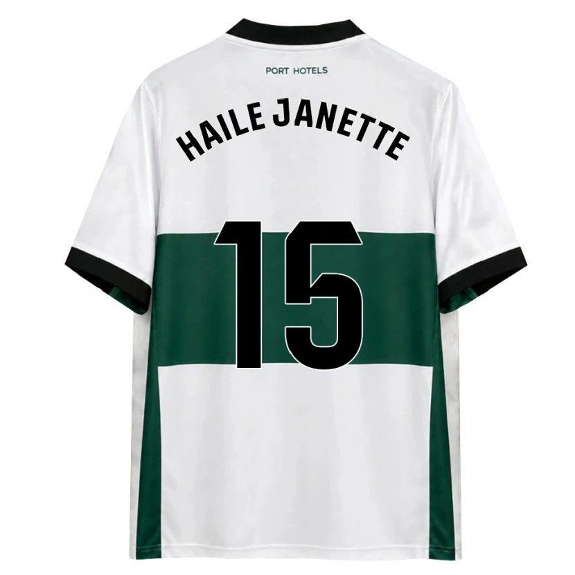Danxen Bambino Maglia Haile Janette Pereira Richards #15 Verde Bianco Rosso Kit Gara Home 2026/27 Maglietta