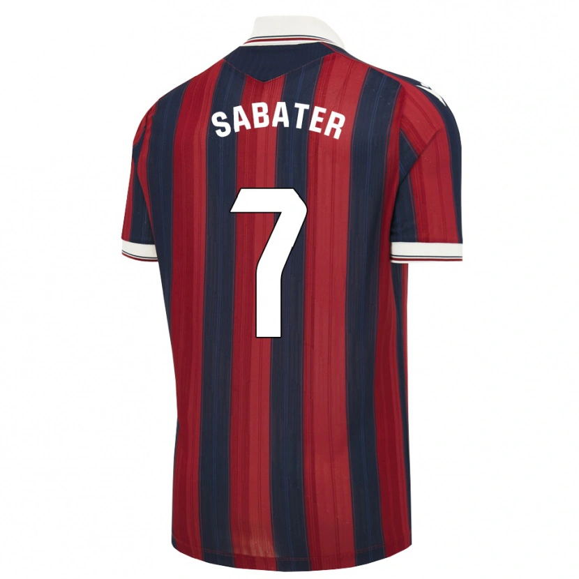 Danxen Bambino Maglia Ethan Sabater #7 Blu Notte Rosso Kit Gara Home 2026/27 Maglietta