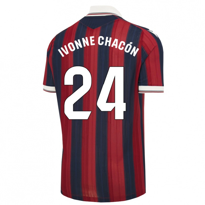 Danxen Bambino Maglia Ivonne Chacón #24 Blu Notte Rosso Kit Gara Home 2026/27 Maglietta