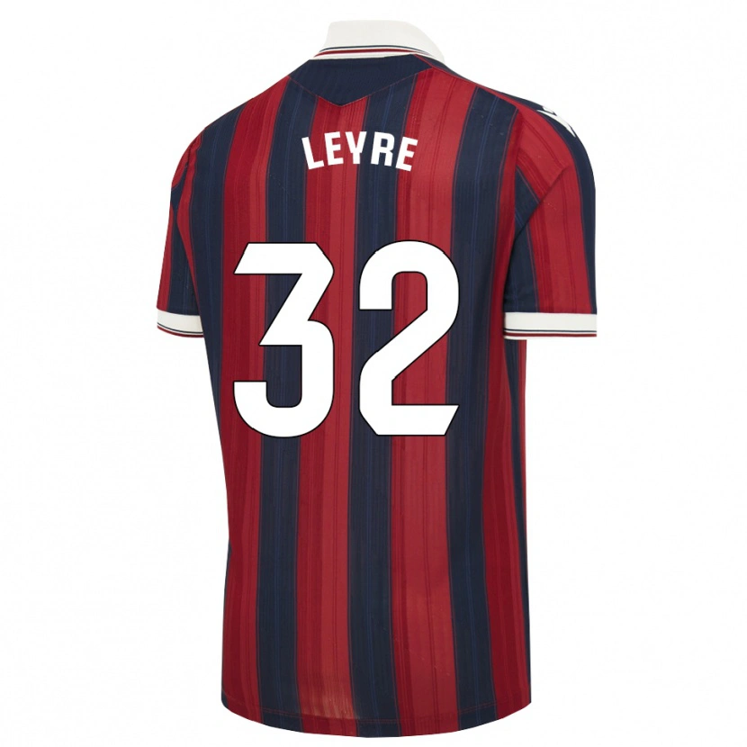 Danxen Bambino Maglia Leyre Secades #32 Blu Notte Rosso Kit Gara Home 2026/27 Maglietta