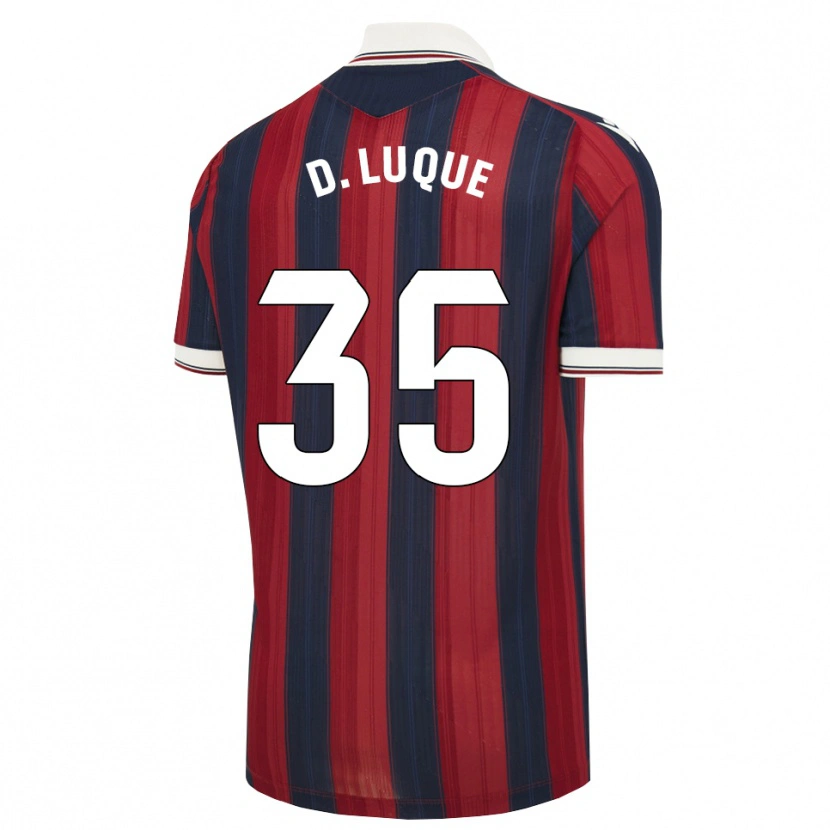 Danxen Bambino Maglia Daniela Luque Fernández #35 Blu Notte Rosso Kit Gara Home 2026/27 Maglietta